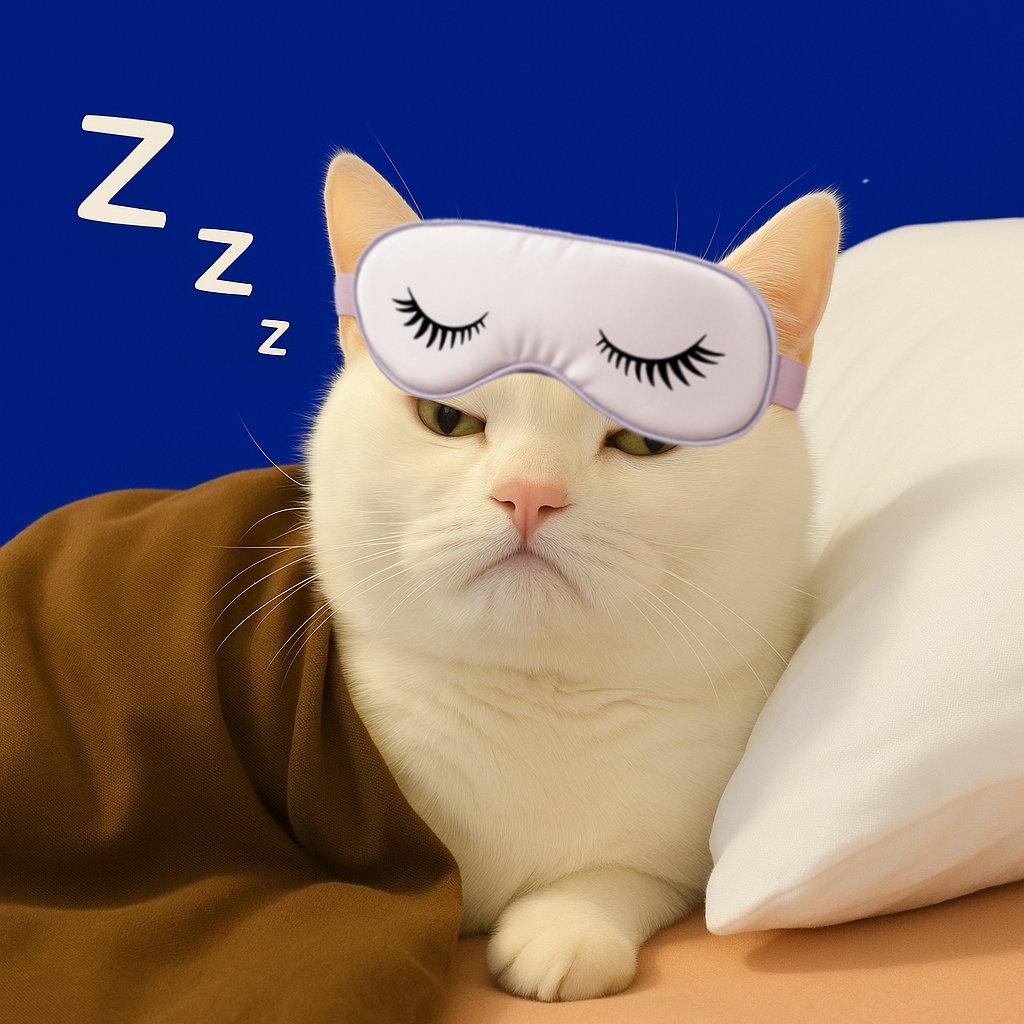 chat dormir dodo masque sleepmask