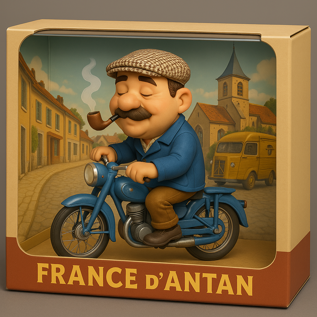 france dantan bistrot eglise tube motobecane mob pipe ancien nostalgie village annees 50 60 risitas