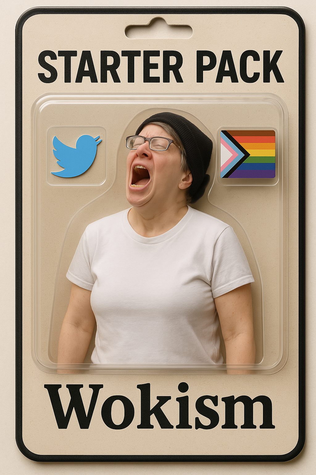 wokisme wokism cry crying pleure women femme twitter lgbt lgbtq lgbtqia drapeau intersectionnel