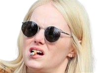 annie landsberg maniac serie emma emily jean stone actrice productrice americaine blonde femme lunettes cigarette