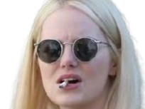 annie landsberg maniac serie emma emily jean stone actrice productrice americaine blonde femme lunettes cigarette