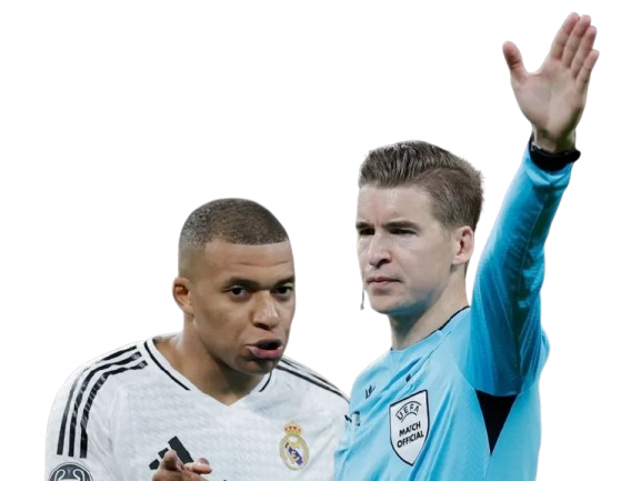 foot football mbappe kylian arbitre real madrid