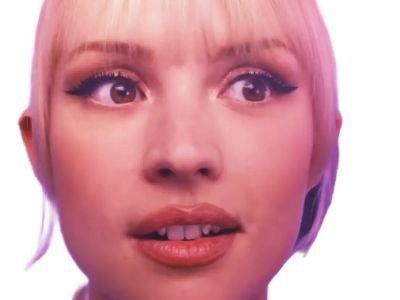 angele chanteuse belge jolie parfum chanel pub regard interesse neon lumiere