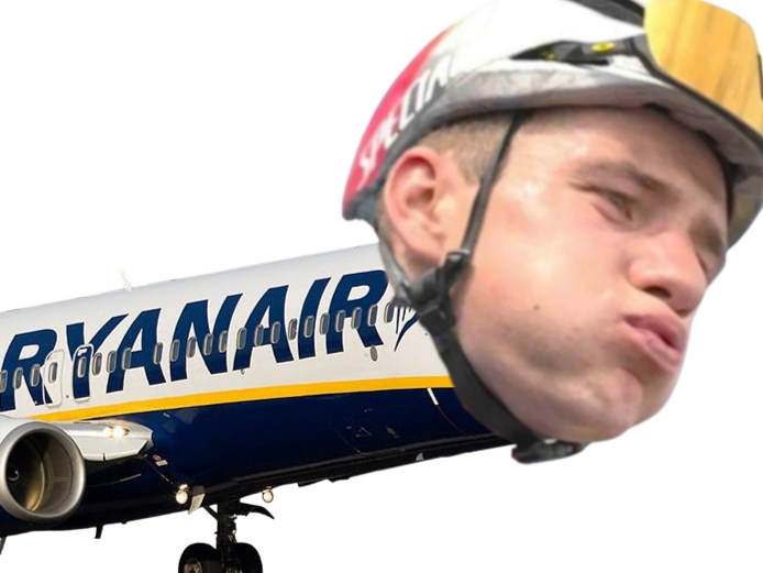 remco evenepoel ryanair ryan rayane