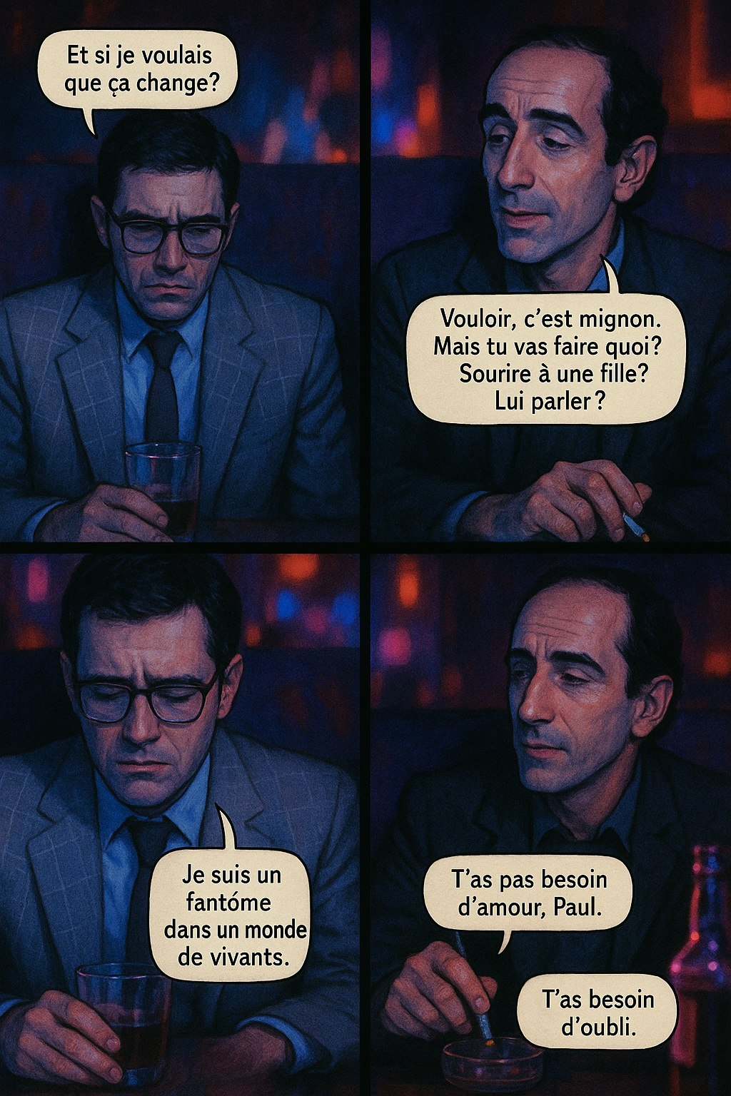 puceau amour adolescent 0 tout bar boite houelbecq domaine de la lutte bd