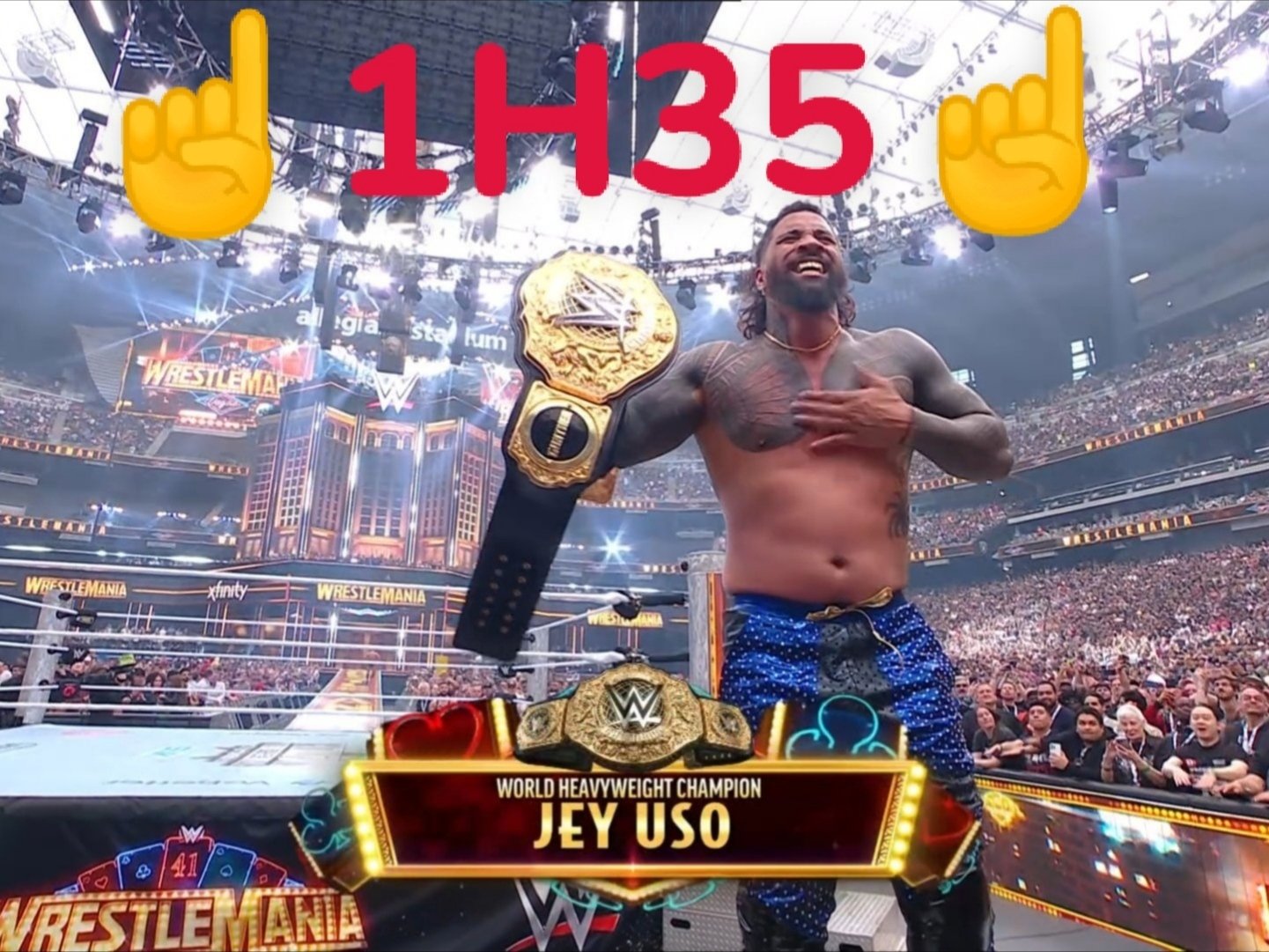 jey uso wwe catch wrestling 1h35 jay jimmy bloodline usos 79 wrestlemania sport entertainment