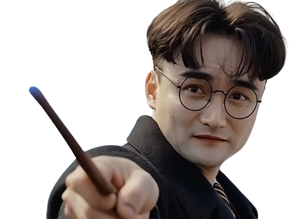 harry potter coree du nord north korea leader supreme sorcier magie lunettes baguette