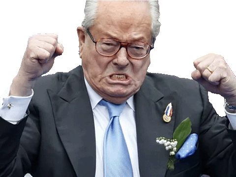 jean marie lepen le pen rn fn rage chiale ddb