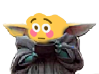 bebe baby yoda boit boire tasse feu blanc feublanc flushed pupu