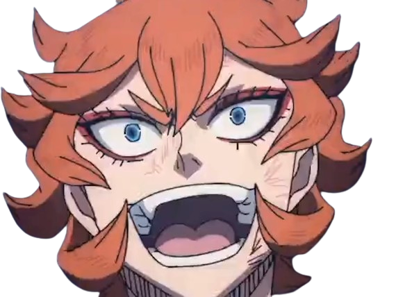 mereoleona vermillion black clover lions flamboyant capitaine compagnie moupe theresa naghene