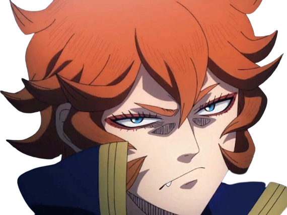 mereoleona vermillion black clover lions flamboyant capitaine compagnie moupe theresa naghene