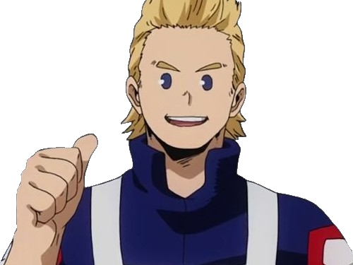 mirio togata lemillion super-heros etudiant eleve lycee yuei my hero academia mha anime manga homme