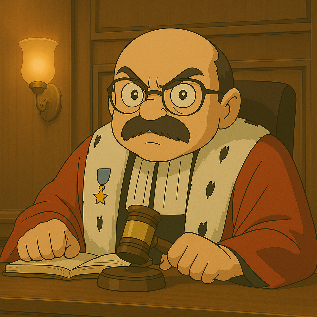 ghibli juge coupable justice tribunal risitas