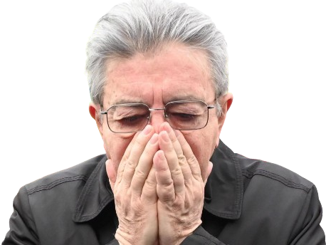melenchon triste pleurer larme lfi gauche gauchiste cuck pleure odeur puer acteur