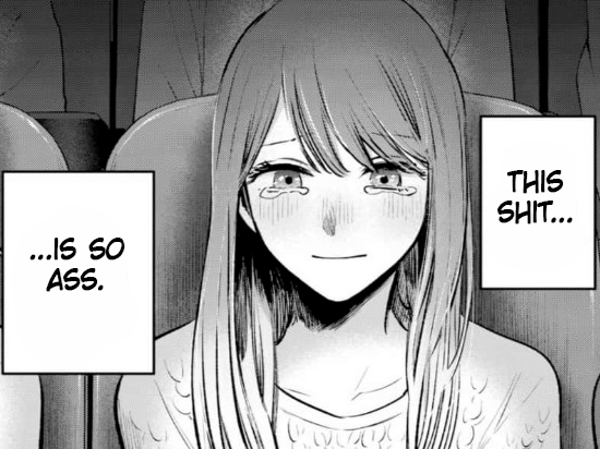 oshi no ko this shit is so ass akane kurokawa manga pleure cinema nul