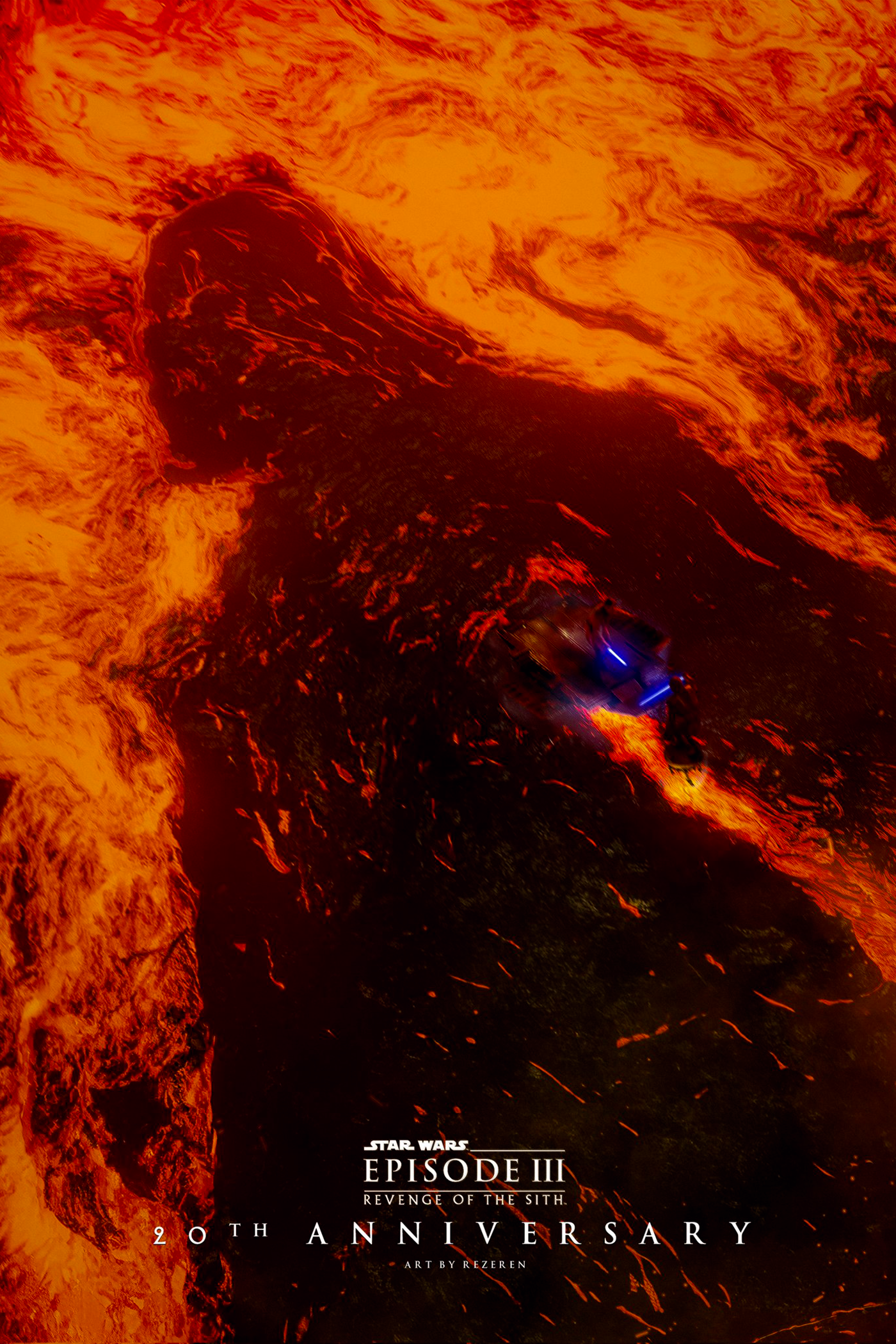 glandilus promo poster flyer lazer tie movie cine lava r2d2 sky mandalor galactic republic naboo