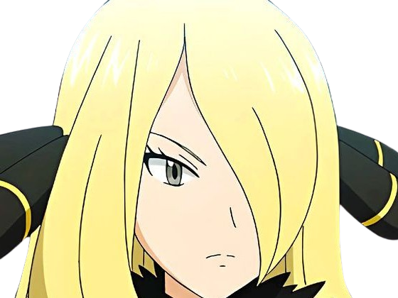 cynthia maitre ligue sinnoh dresseuse pokemon pkm 4g diamant perle platine jeu anime manga femme