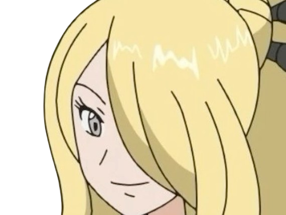 cynthia maitre ligue sinnoh dresseuse pokemon pkm 4g diamant perle platine jeu anime manga femme