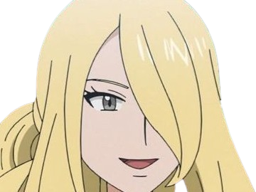 cynthia maitre ligue sinnoh dresseuse pokemon pkm 4g diamant perle platine jeu anime manga femme