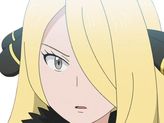 cynthia maitre ligue sinnoh dresseuse pokemon pkm 4g diamant perle platine jeu anime manga femme