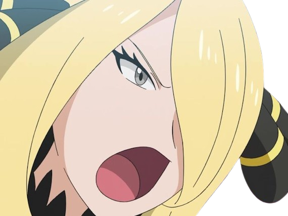 cynthia maitre ligue sinnoh dresseuse pokemon pkm 4g diamant perle platine jeu anime manga femme