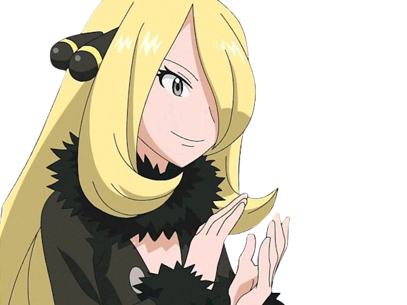 cynthia maitre ligue sinnoh dresseuse pokemon pkm 4g diamant perle platine jeu anime manga femme
