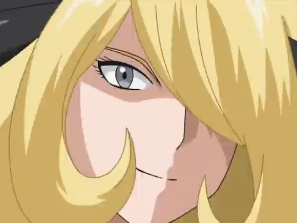 cynthia maitre ligue sinnoh dresseuse pokemon pkm 4g diamant perle platine jeu anime manga femme