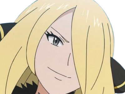 cynthia maitre ligue sinnoh dresseuse pokemon pkm 4g diamant perle platine jeu anime manga femme