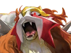 moupe entei pokemon pkm legendaire fauves trio 2g