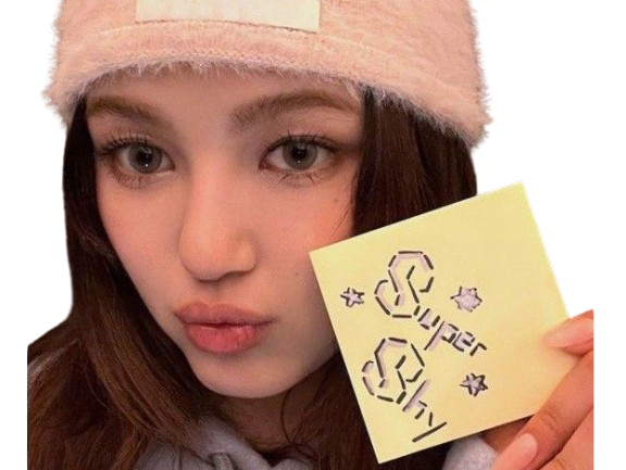 danielle marsh newjeans super shy carte uwu kpop idol coree coreenne femme fille asiatique australienne