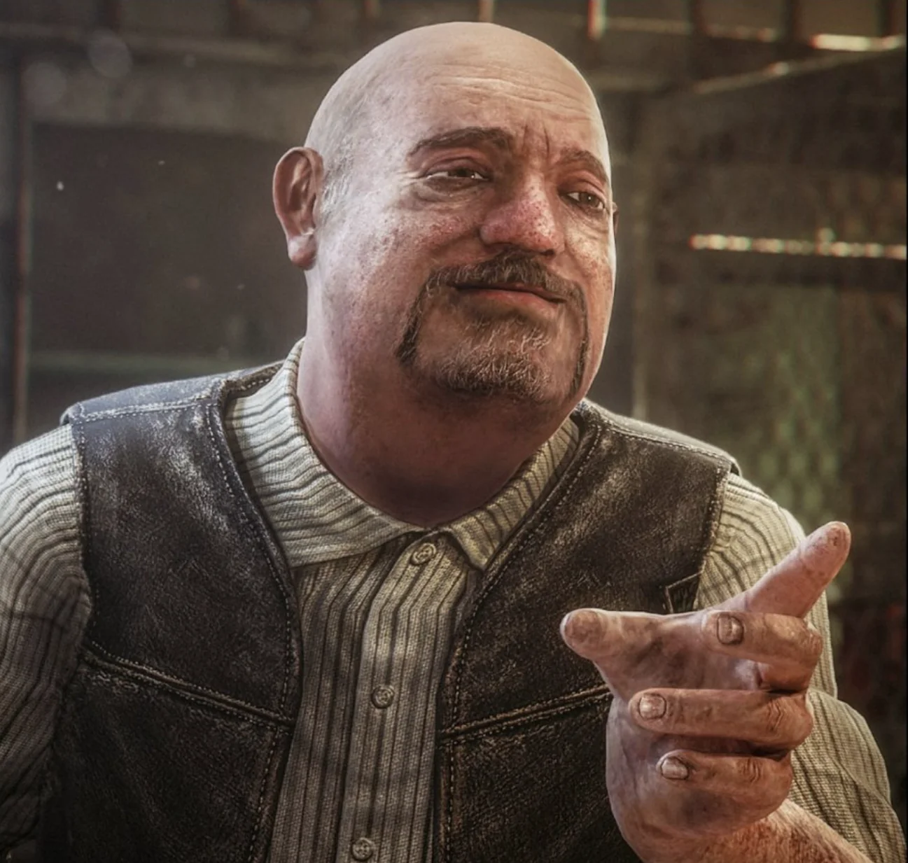 sidorovich stalker escroc bunker sourire doigt