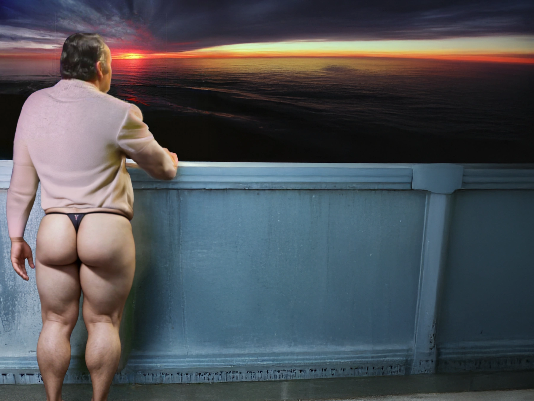 fesse soleil reflechir depression ocean bateau risitas sexy