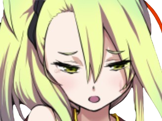 demons robots deathpolca kj kikoojap anime manga jeu video blonde fille waifu timide amoureuse rougit