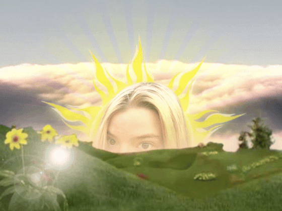 anya taylor joy soleil jaune lumiere lueur colline yeux nuage nuages herbe gif
