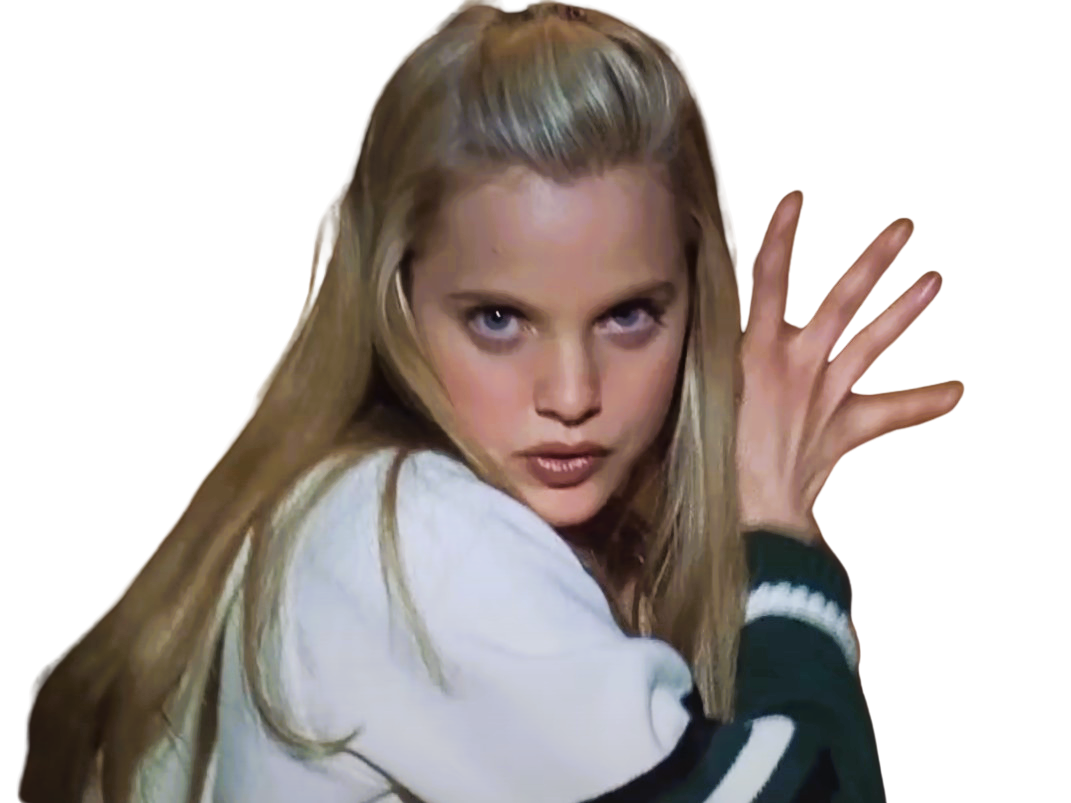 american beauty angela white mena suvari cheerleader pompom girl blonde danse