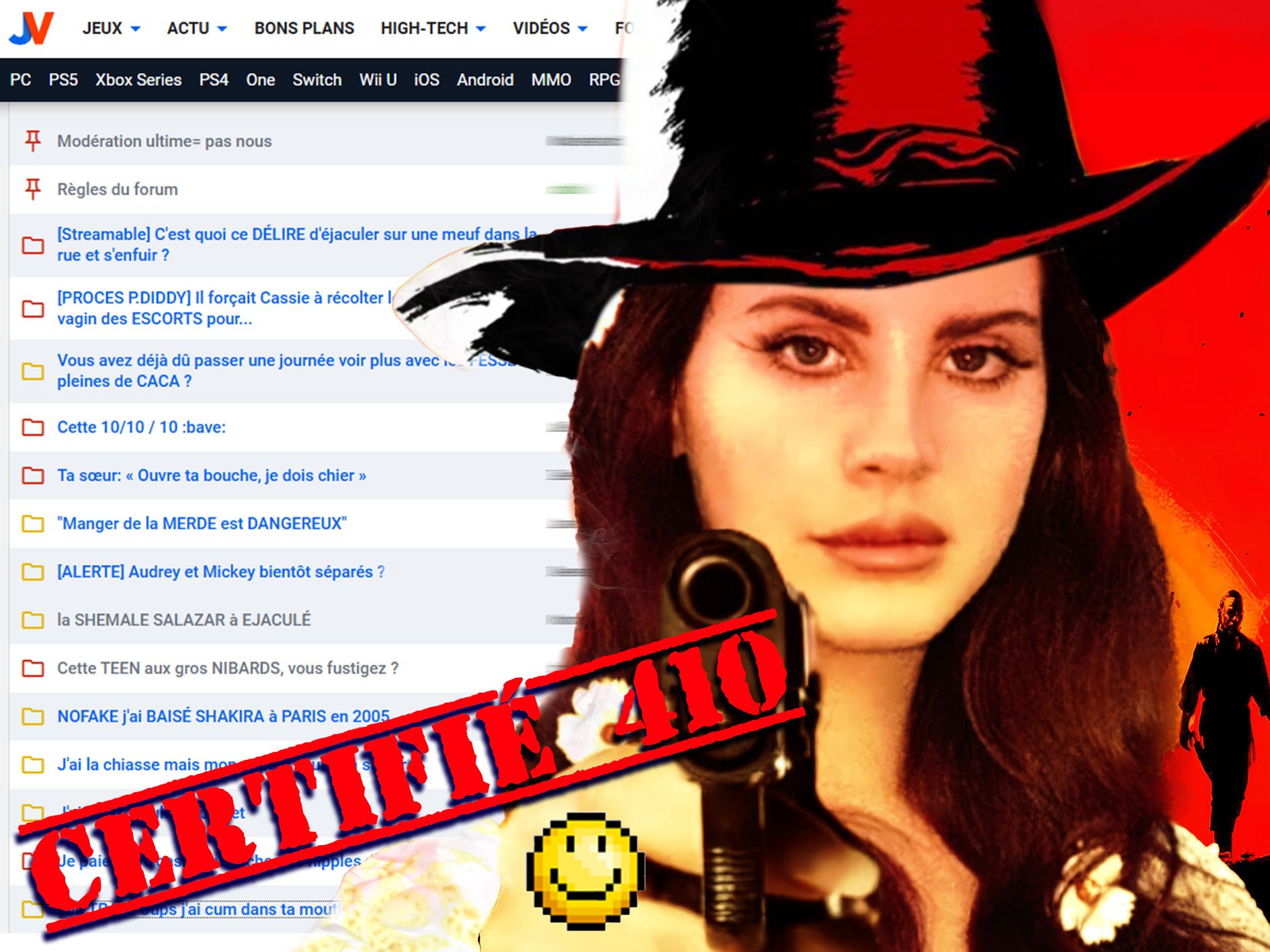 lana del rey red dead redemption 410 censure oups supprime glissade