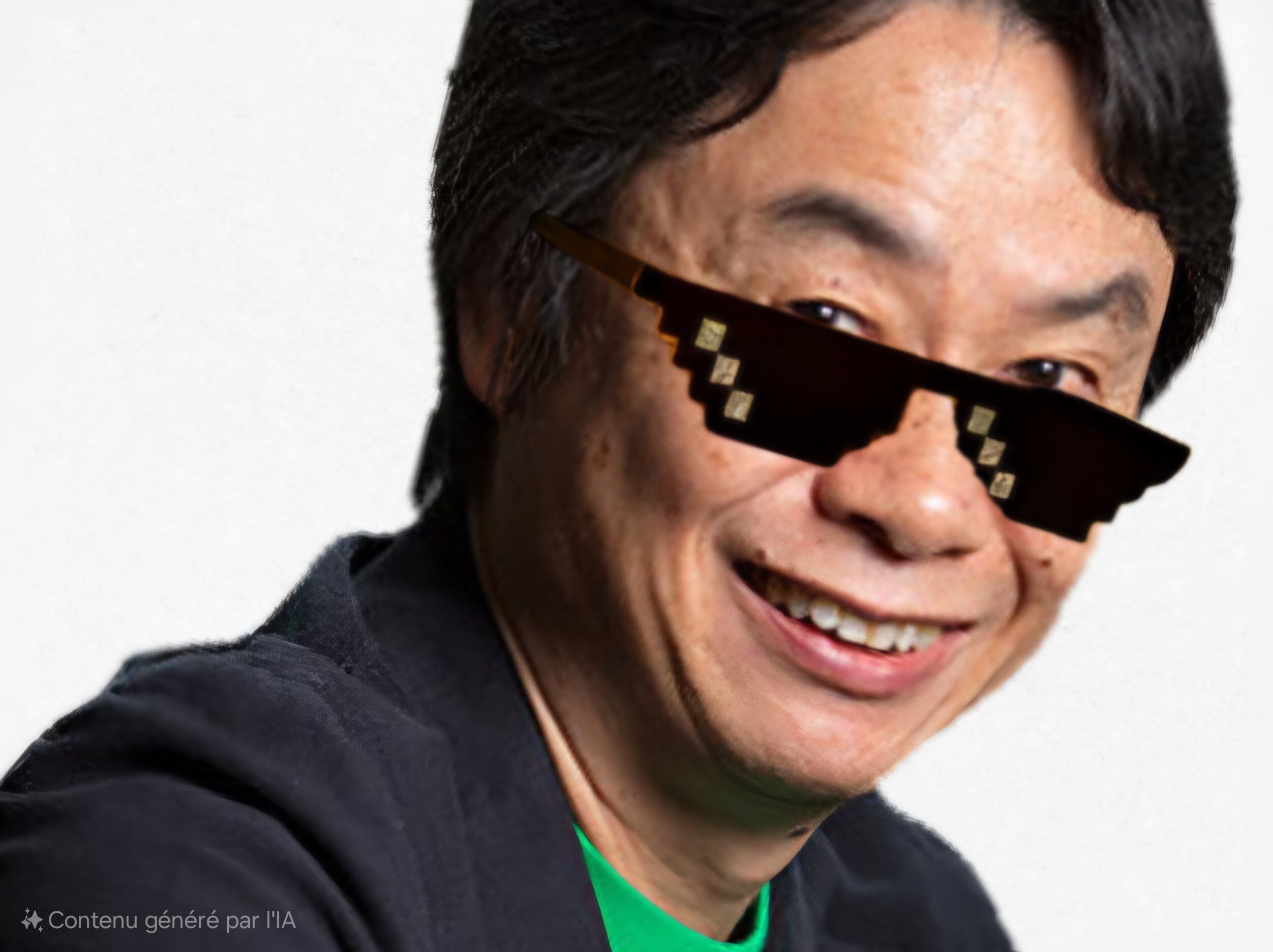 shigeru miyamoto nintendo thug thuglife sourire rire