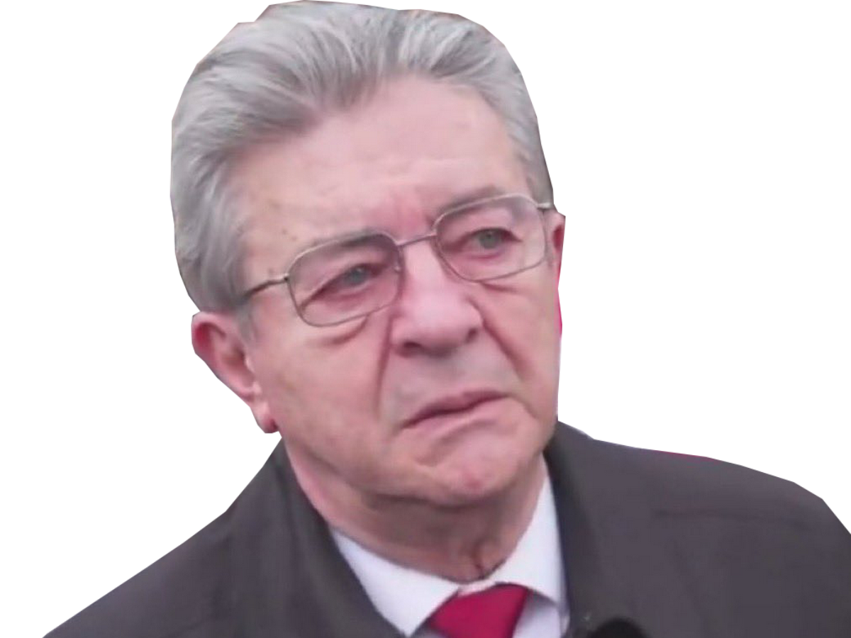 melenchon vieux blase chiant pleurs larmes lfi choque encule mefiant