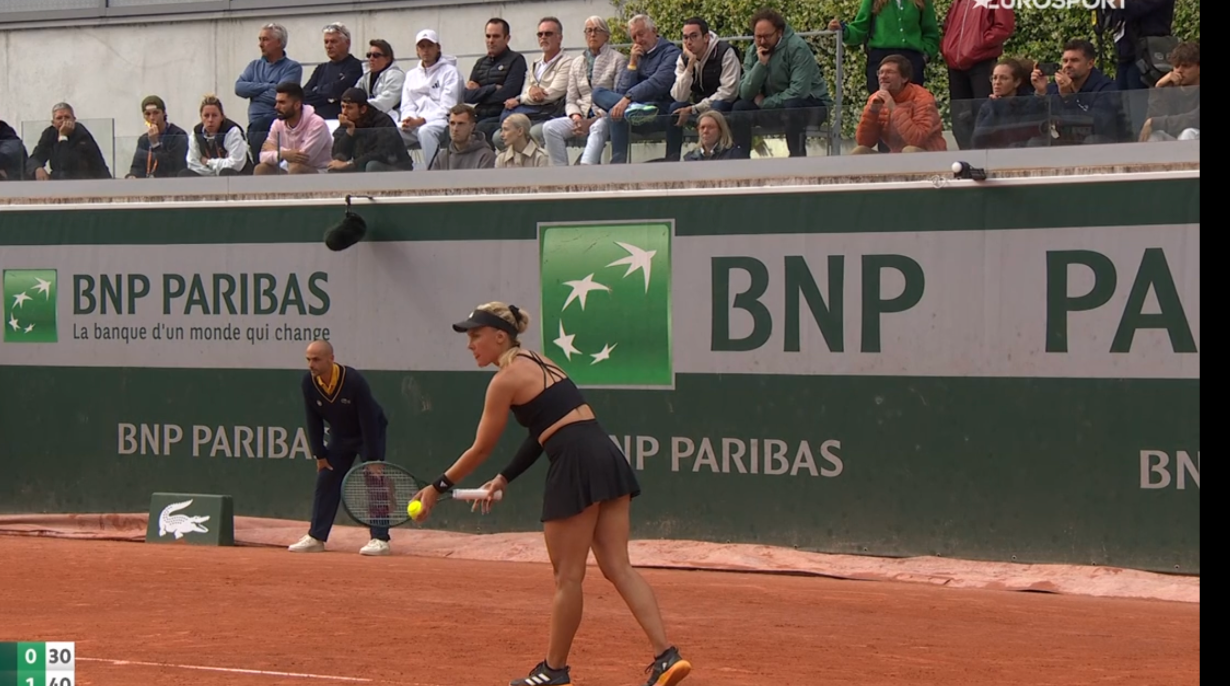 tennis femme meuf fille blonde roland garros