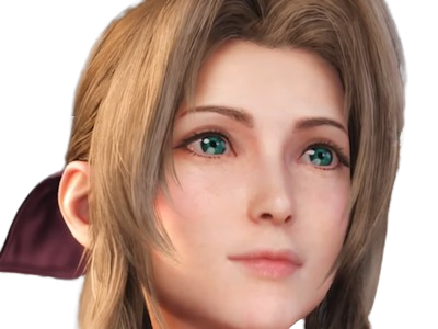aerith gainsborough aeris ff7 final fantasy 7 rebirth remake moupe clemence
