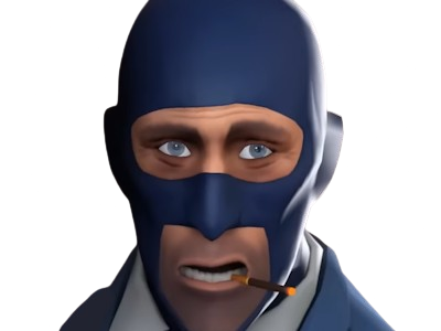moupe blue spy team fortress 2 meme deguisement espion cagoule valve