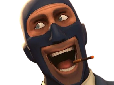moupe blue spy team fortress 2 meme deguisement espion cagoule valve