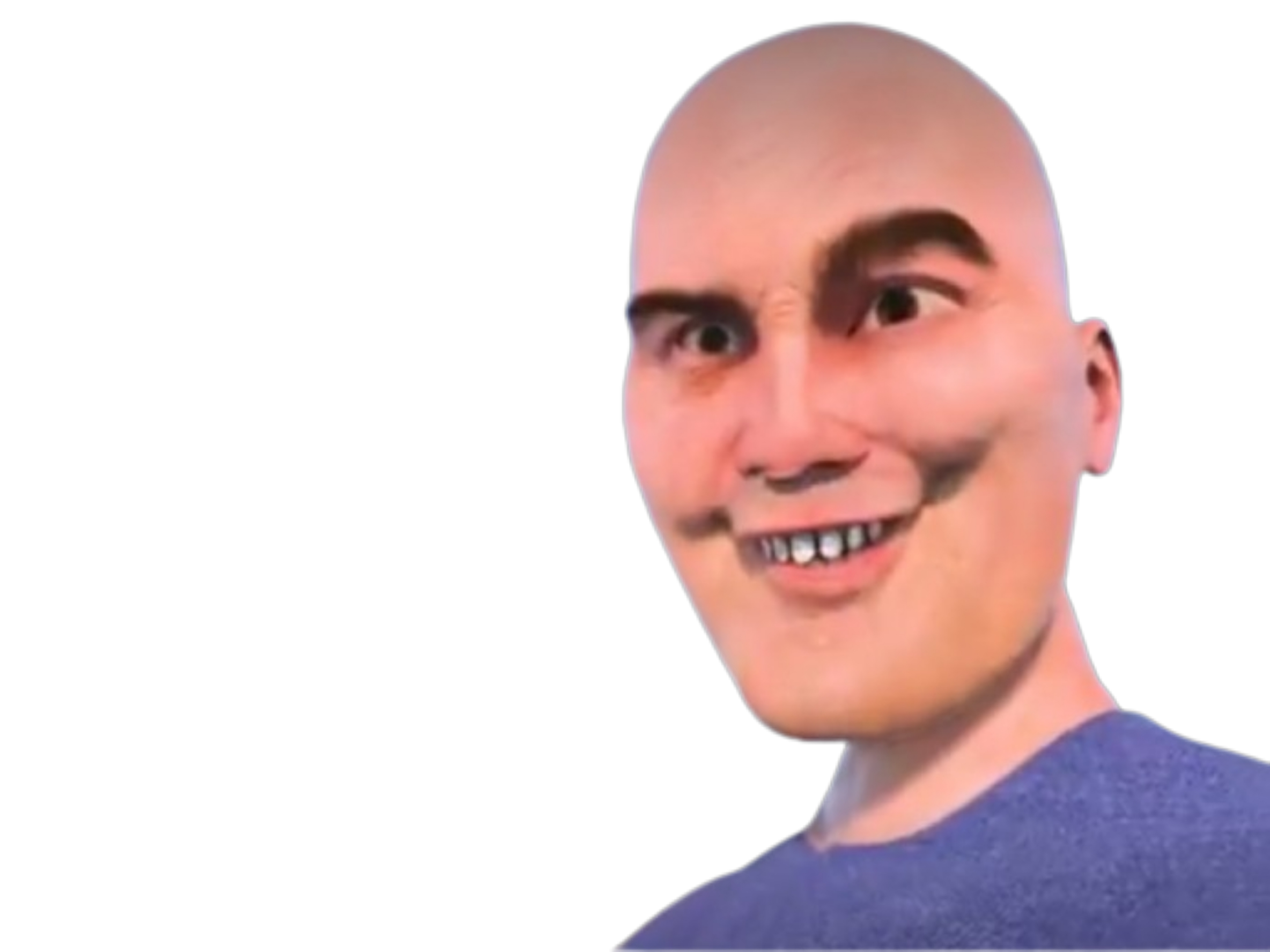 chauve sourire pervers cash tare kassos malade zinzin