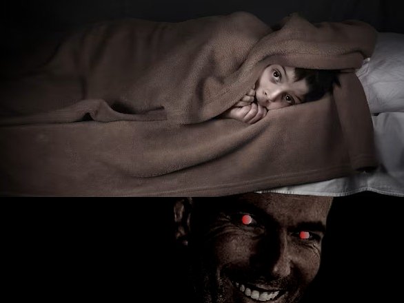 zidane benzemonstre sous le lit horreur flippant halloween extreme droite glissade