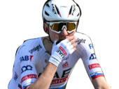 ahi ent main pogacar lunettes casque