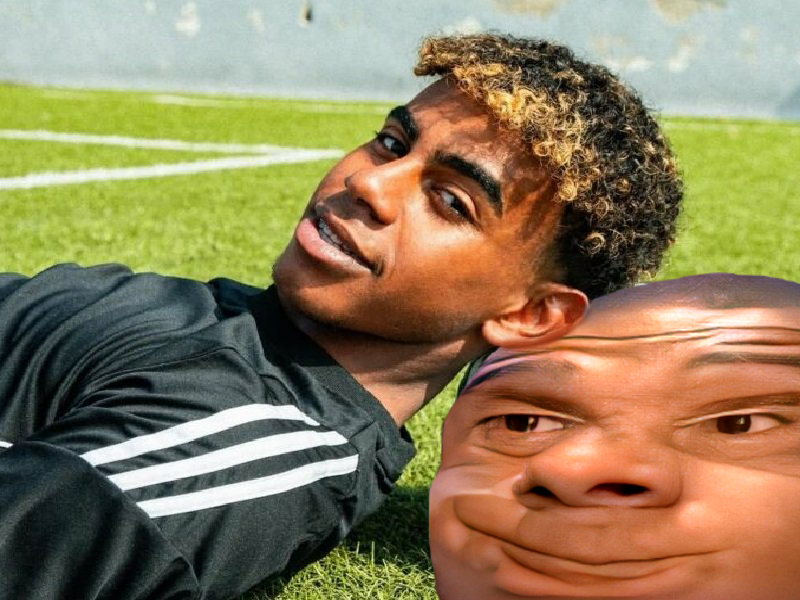 lamine yamal kylian mbappe ballon detendu tortue ninja foot footix france espagne 00000