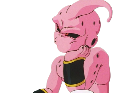 kid buu boo boubou siffle petit dbz dragon ball ennui siffler osef rose