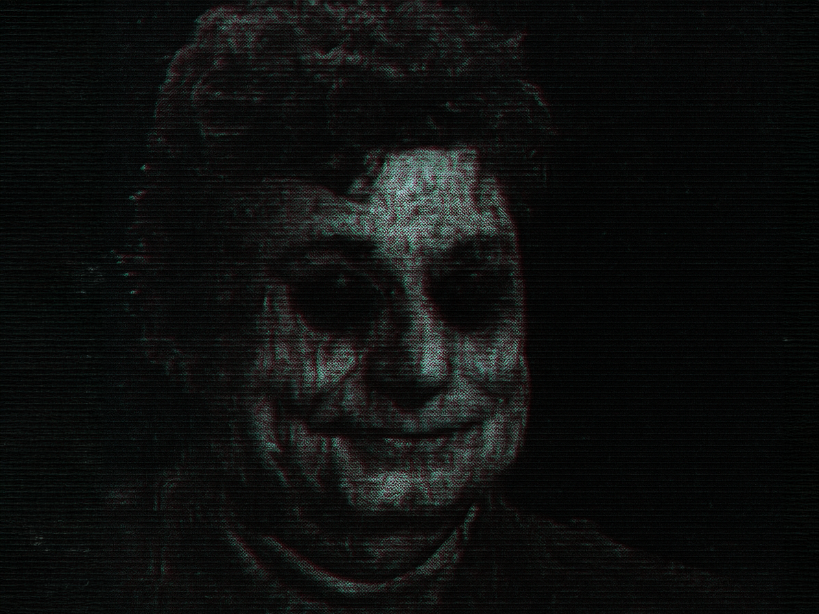 jesus rire main fou issou dessin sourire peur horreur feldup vhs backroom horror fantome