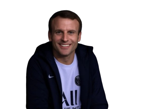 emmanuel macron ousmane dembele fusion barca barcelone psg sourire narquois