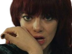 cruella estella enfer emma emily jean stone actrice productrice americaine rouge femme normal